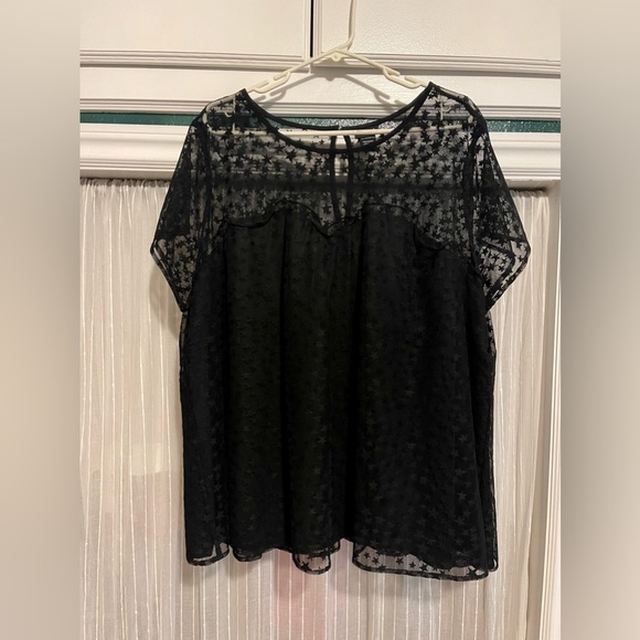 Star Mesh Blouse - Picture 1 of 5
